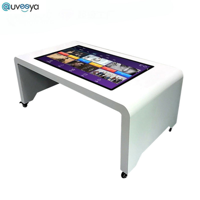 Auveeya milderte Glas-LCD-Tischplatten-Touch Screen Monitor-wechselwirkende Anzeigen-Tabelle