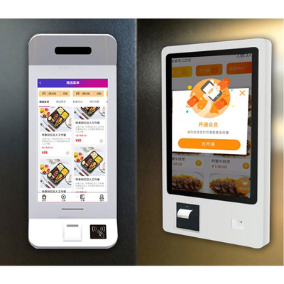 Fast Food 21,5 &quot;24&quot; 27 &quot;32&quot; 42 &quot;Zoll-Touchscreen-Selbstkassen-Maschinen-Selbstbedienungs-Zahlungs-Bestellkiosk für Restaurants